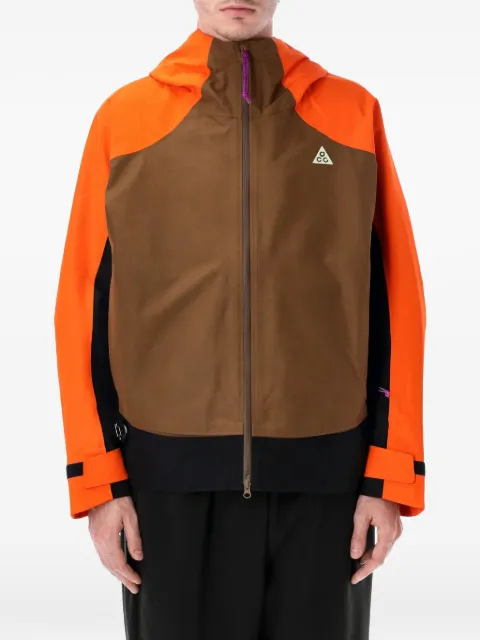Nike hooded colour-block skiwear Brown HV1131