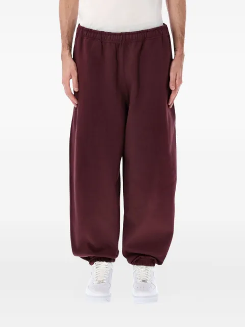 Nike logo-embroidered track pants Red HV1088