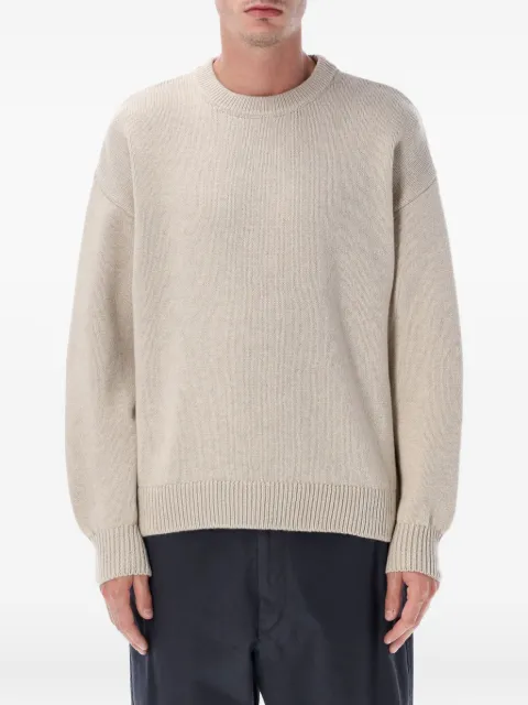 colorful standard crew-neck long-sleeve sweater Neutrals CS5088