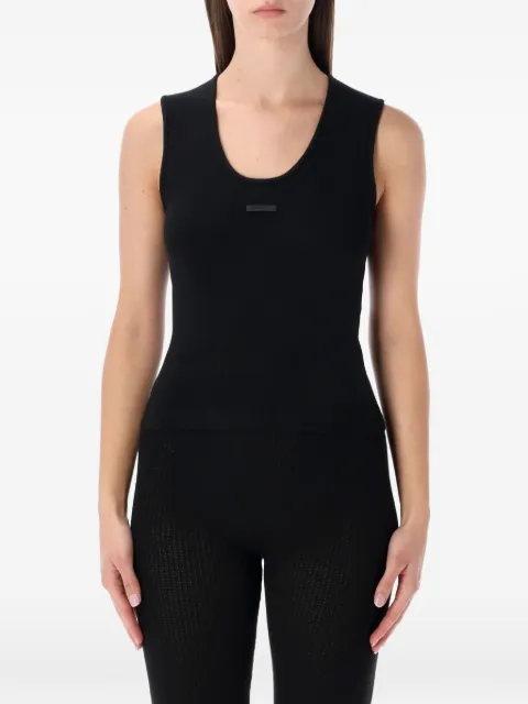 FEAR OF GOD ESSENTIALS ribbed tank top Black 192HO259241FW