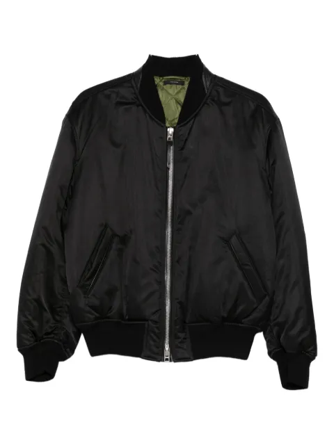 TOM FORD silk bomber jacket Black OBB010FMS072