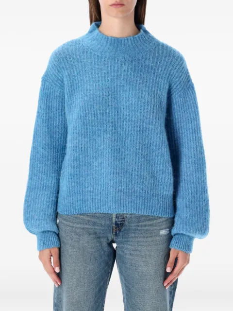 American Vintage high-neck knitwear Blue EAST18QH25