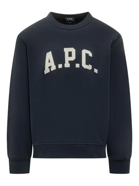 A.P.C. Harris logo sweatshirt Blue COHBRH37012