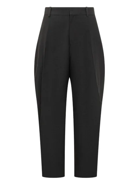 Studio Nicholson curved full-length trousers Black FUMESNM1377