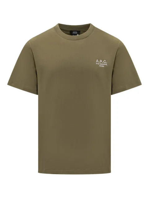 A.P.C. logo T-shirt Green COHBUM26388