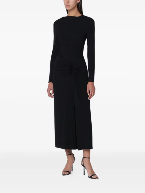SIMKHAI Ruched midi dress Black 1251136J