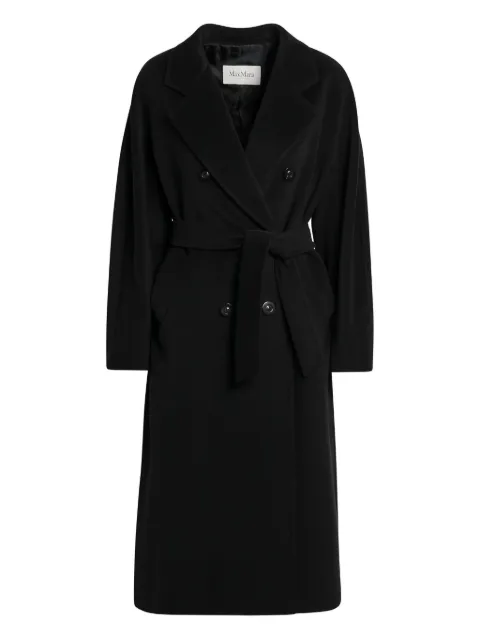 Max Mara double-breasted coat Black MADAMEWO