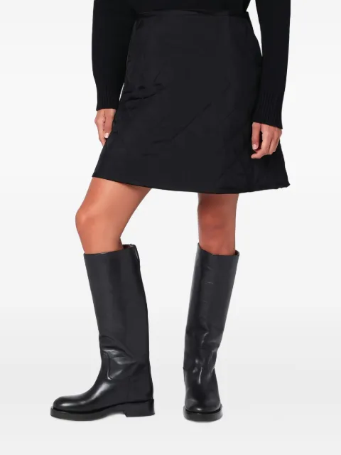 Jil Sander quilted mini skirt Black J02MA0334