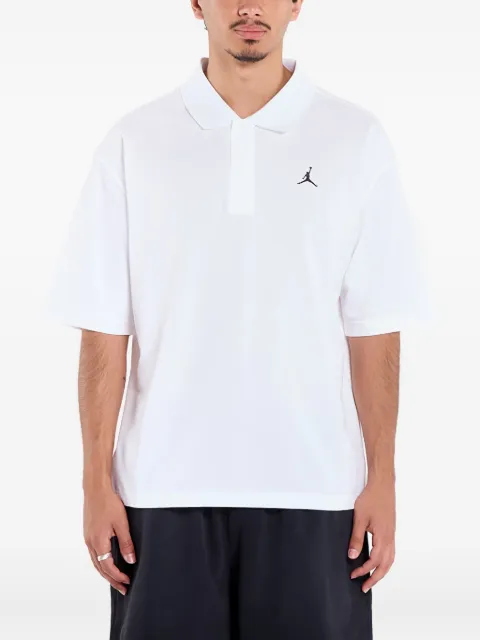 Jordan Brooklyn logo-print polo shirt White IB1041