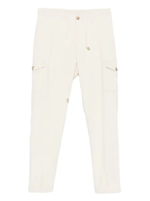 Gran Sasso drawstring-waist cargo pants Neutrals 7611152202005