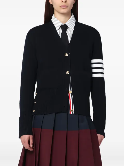 Thom Browne stripe-detail cardigan Blue FKC207A00014415