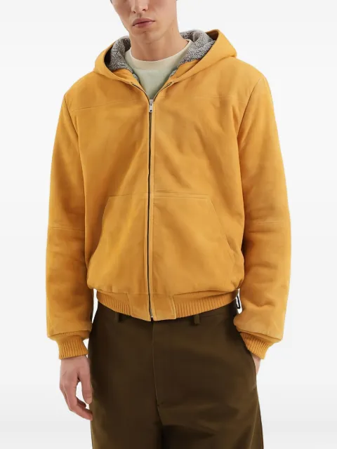 1989 STUDIO hooded zip-up jacket Yellow F04MLB004