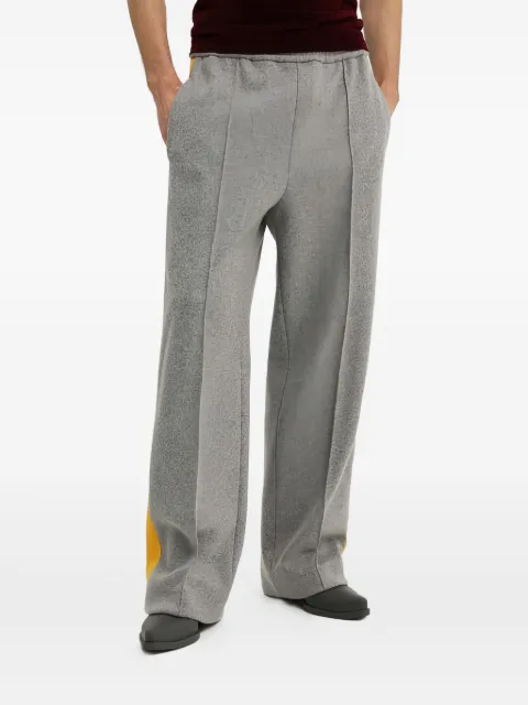 1989 STUDIO stripe-detail trousers Grey F04MDE013