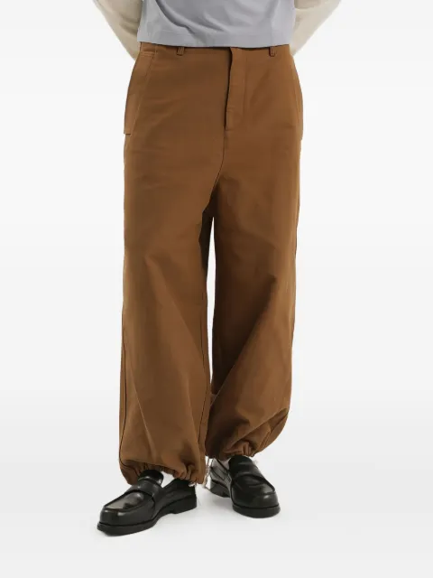 1989 STUDIO drawstring jogging trousers Brown F04MDE007