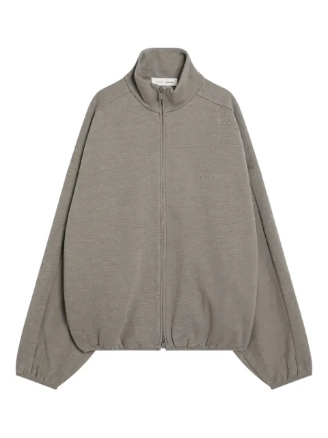FEAR OF GOD ESSENTIALS full zip front cardigan Grey 202SP256