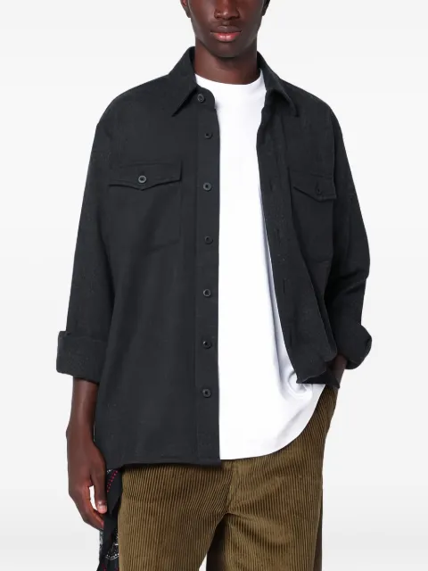 Destin long sleeve pocket shirt Grey ROLFSOWO