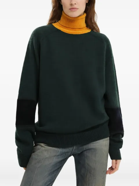 1989 STUDIO roll-neck sweater Green F04WAC002KNI001
