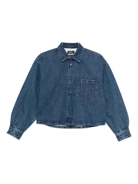 A.P.C. Samantha denim jacket Blue COHETF02895