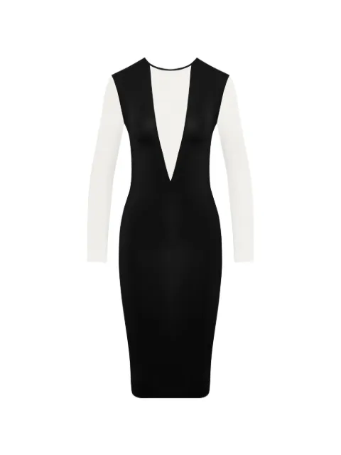 Maison Close Pure Tentation Minuit long-sleeve dress Black 563872
