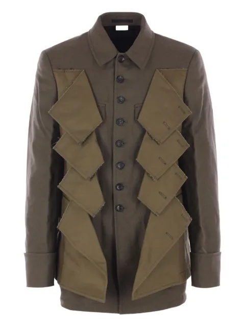 Comme des Garçons Homme Plus single-breasted jacket Green PPJ034W251KHAKIXKHAKI