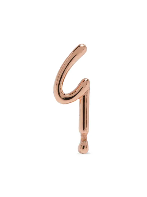 agnès b. logo earring Silver EI20H925