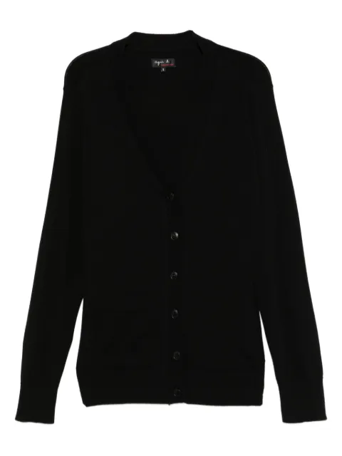 agnès b. Homme cotton cardigan Black ET97J155