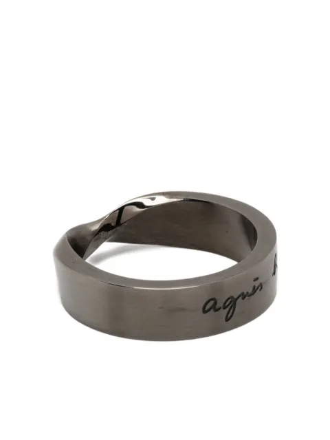 agnès b. Narrative ring Black RG32H922