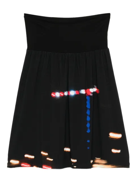 agnès b. printed skirt Black I304NY01