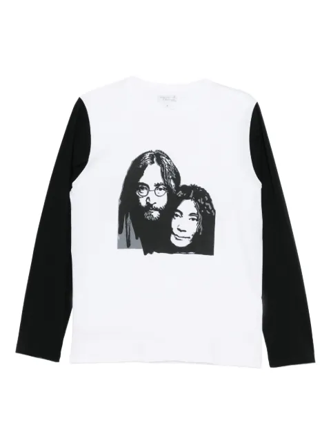 agnès b. x Rafael Gray graphic-print T-shirt White EK08SFI8
