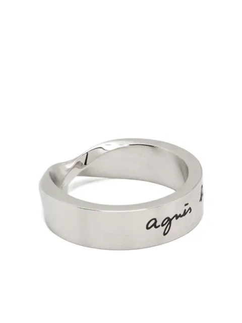 agnès b. Narrative ring Silver RG32H922