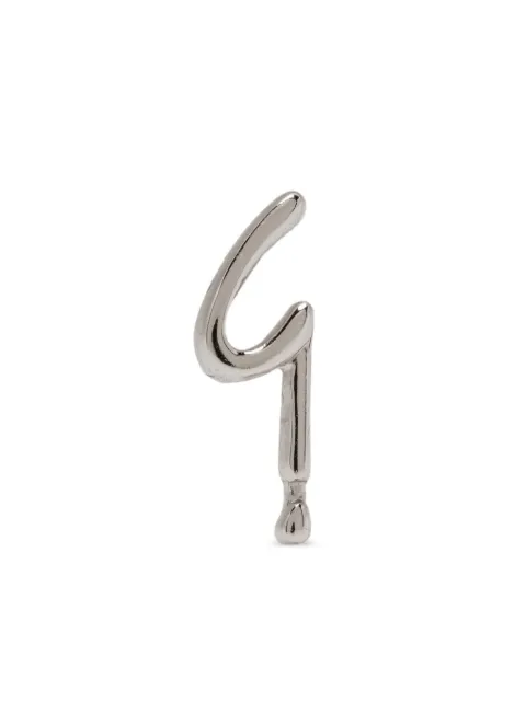 agnès b. logo earring Silver EI19H925