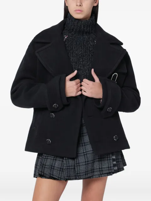 Durazzi Milano melange wool jacket Black FW25O03