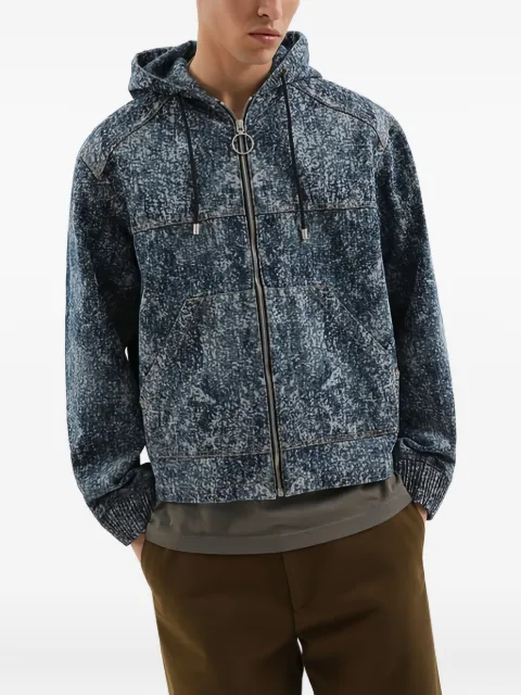 1989 STUDIO hooded zip jacket Blue F04MCG001DEN001