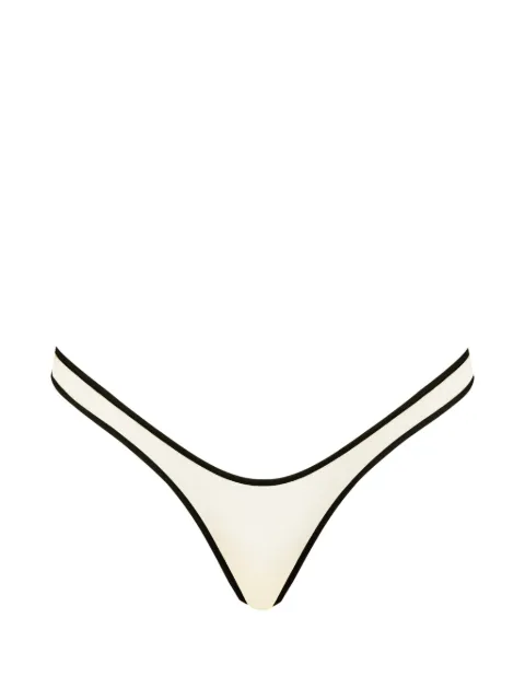 Maison Close Pure Tentation sheer thong Black 563817