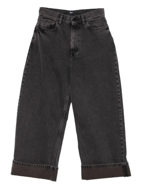 3x1 cotton wide-leg jeans Black 31W14H42DR1144