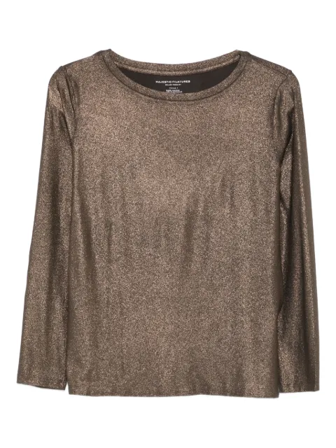 Majestic Filatures long-sleeved top Brown H25M014FT1082