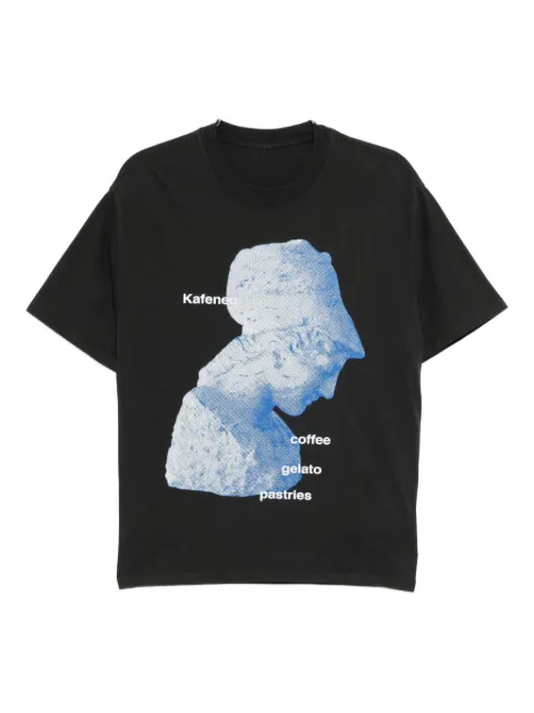Kafeneo by TBF graphic-print T-shirt Grey KAF01401