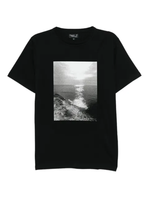 agnès b. graphic-print T-shirt Black EBK7SFJ2