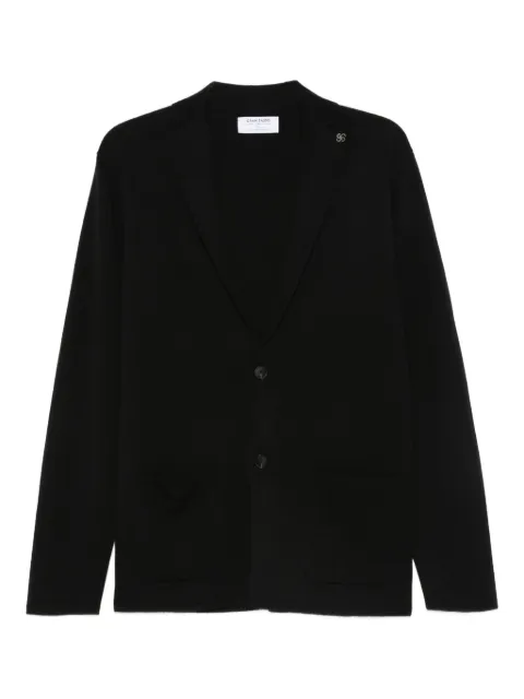 Gran Sasso single-breasted wool blazer Black 5712514402099