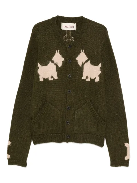 Baziszt Bobby cardigan Green BZFW25CA02861