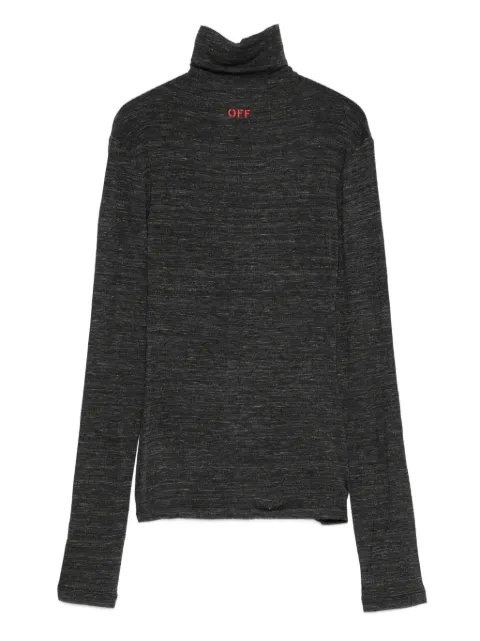 Off-White roll-neck sweater Grey OWAD275F25JER0010826