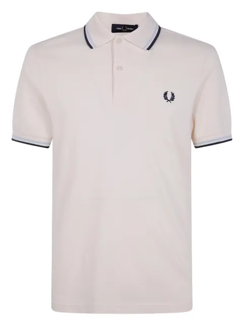 Fred Perry laurel-wreath polo shirt White FPM3600P55