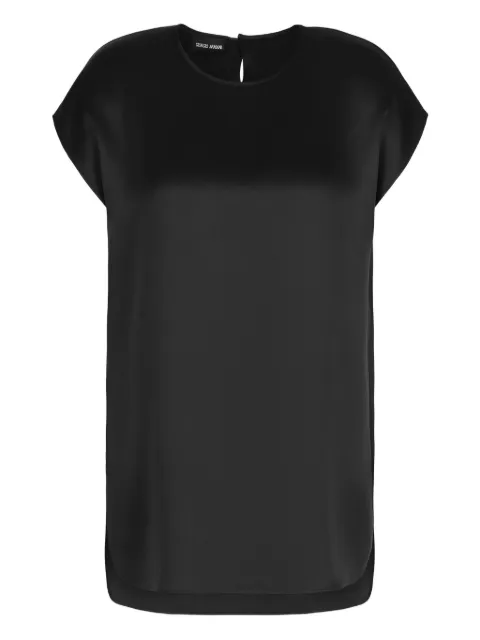 Giorgio Armani short-sleeve blouse Black GW000573TE10101
