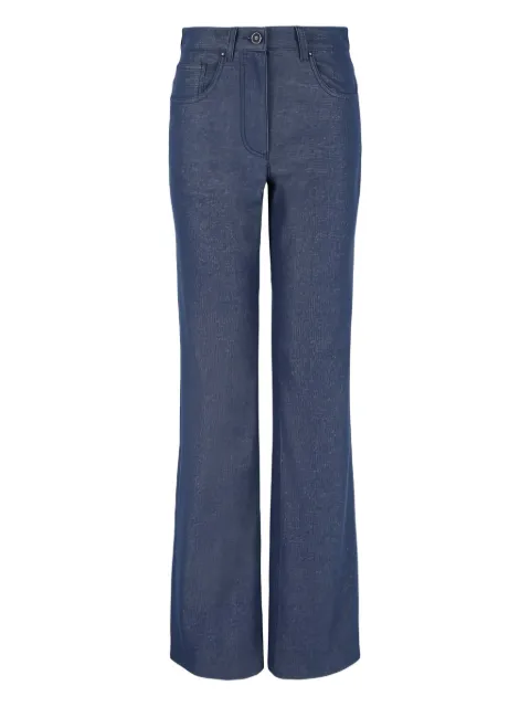 Giorgio Armani five-pocket lurex jeans Blue GW000245TE11142