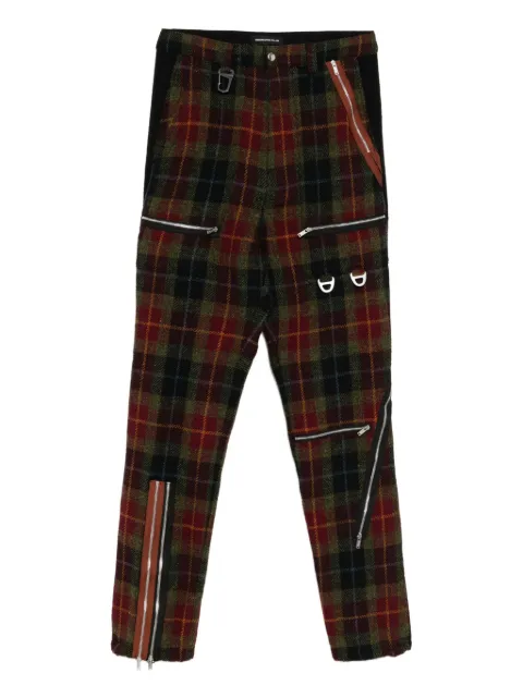 Undercover plaid trousers Black UC2E45053