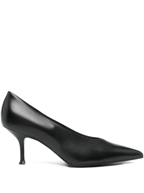 Lella Baldi 75mm leather pumps Black LE2655GUANTINONERO