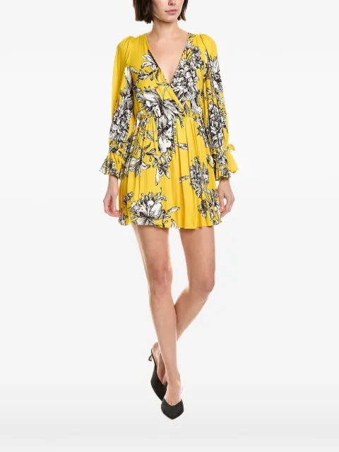 alice + olivia Clarissa mini dress Yellow CC507P84537