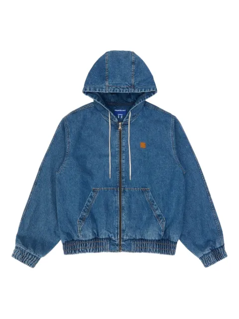 Ader Error hooded denim jacket Blue BN42FYJK0104BL