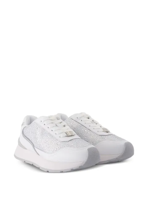 Versace crystal-embellished sneakers White 10213051A16000