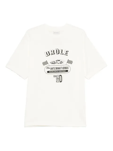 Drôle De Monsieur graphic-print T-shirt White ITS279CO195